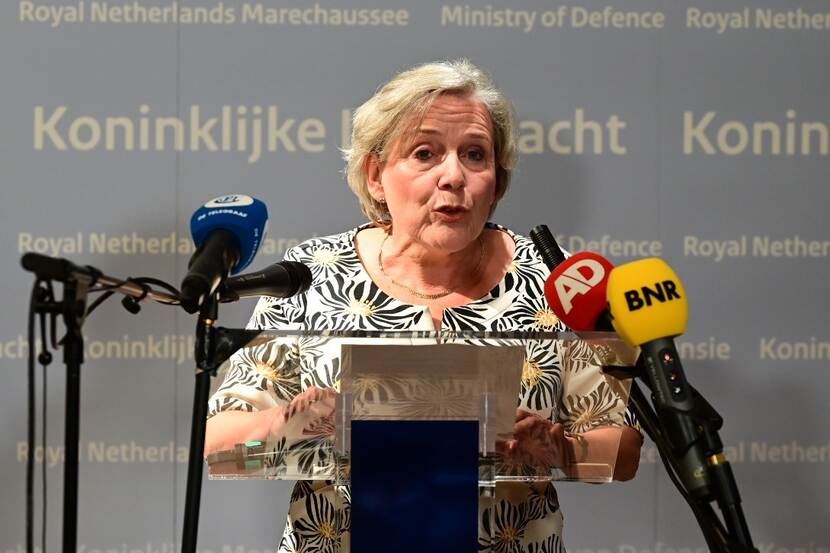 Minister of Defence Ank Bijleveld-Schouten.