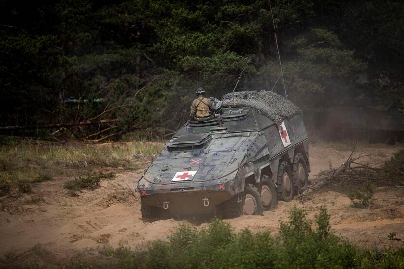 In 2025, the Netherlands will provide Boxer armoured wheeled vehicles to the RDC.