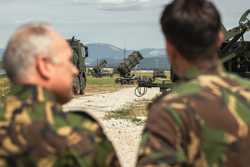 Dutch military personnel in Slovakia.