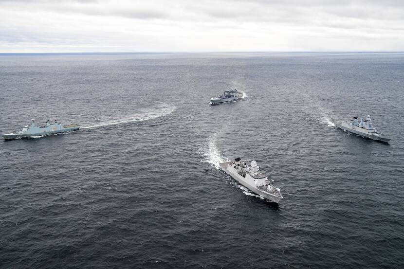 4 Navy ships.