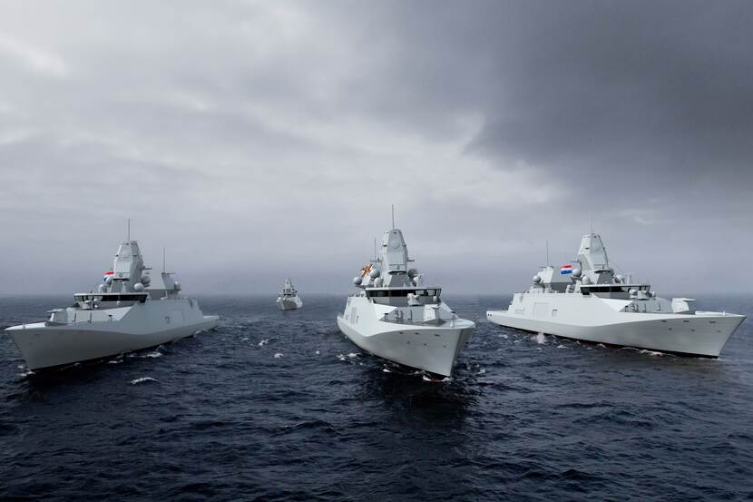 4 ASW-frigates.