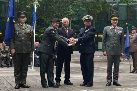 Van der Laan succeeds Vice Admiral Hervé Bléjean of the French Navy on 26 June