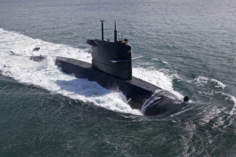 A submarine.