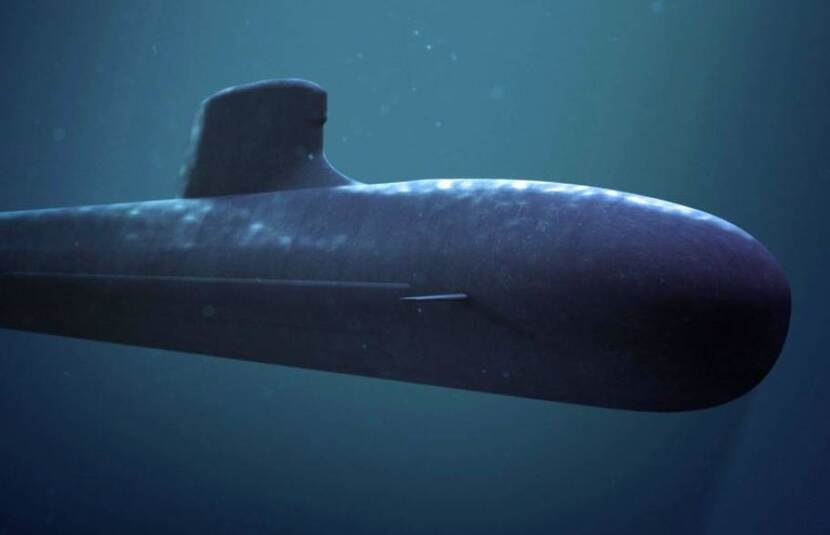 Artist impression of the new submarine.