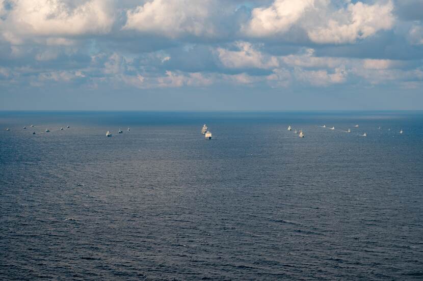 Naval vessels in the Baltic Sea