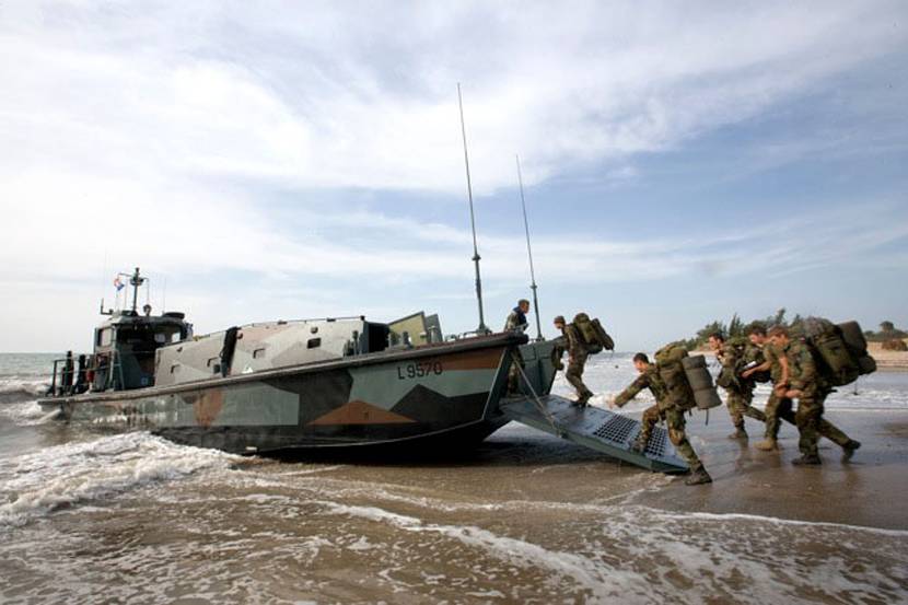 MkV(c) landing craft vehicle personnel (LCVP).