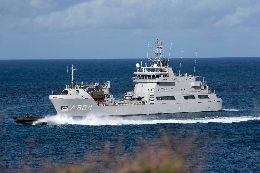 Support vessel HNLMS Pelikaan.