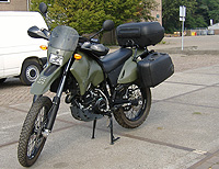 KTM motorcycle.