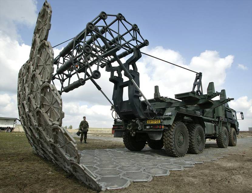 MLC-70 trackway system vehicle.