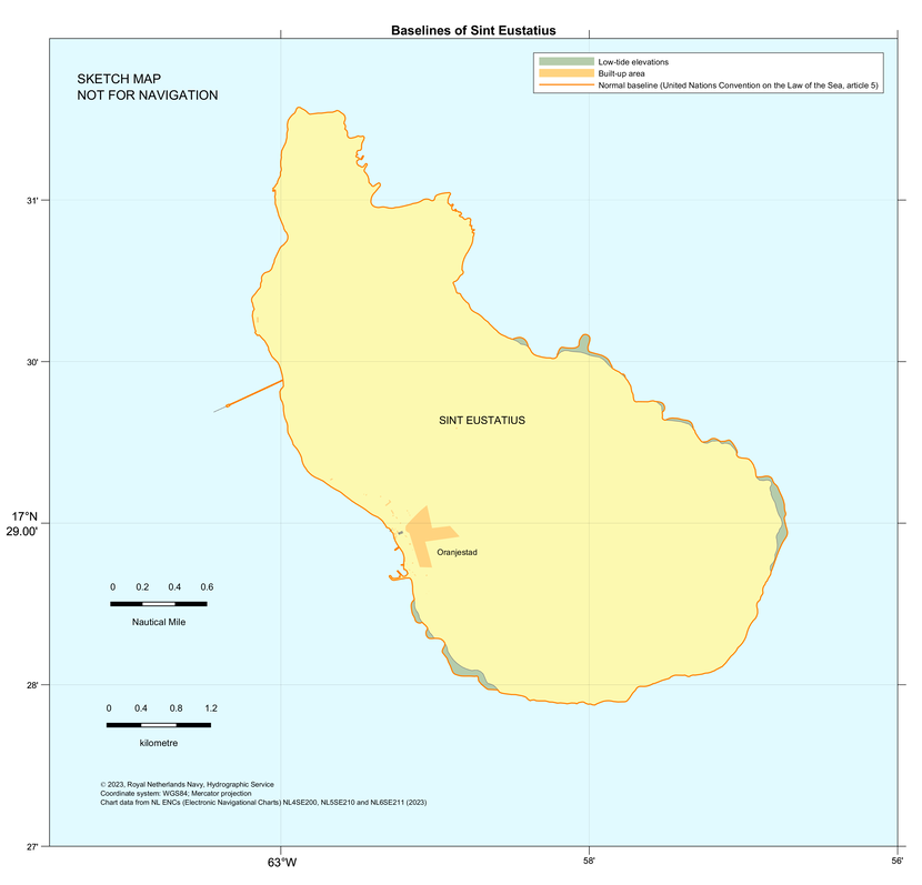 Limits and boundaries for Sint Eustatius.