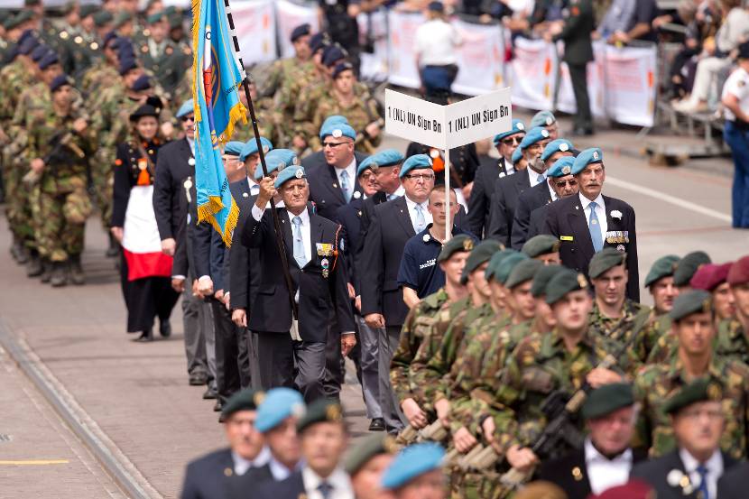 Veterans during Veterans Day 2014.