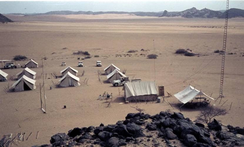 The UNYOM camp at Uqd hill, early 1964.
