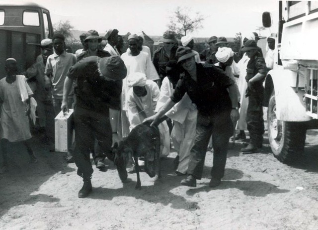 The Sudanese were often so happy with the help received from AAT personnel that they were honoured with sheep and goats.
